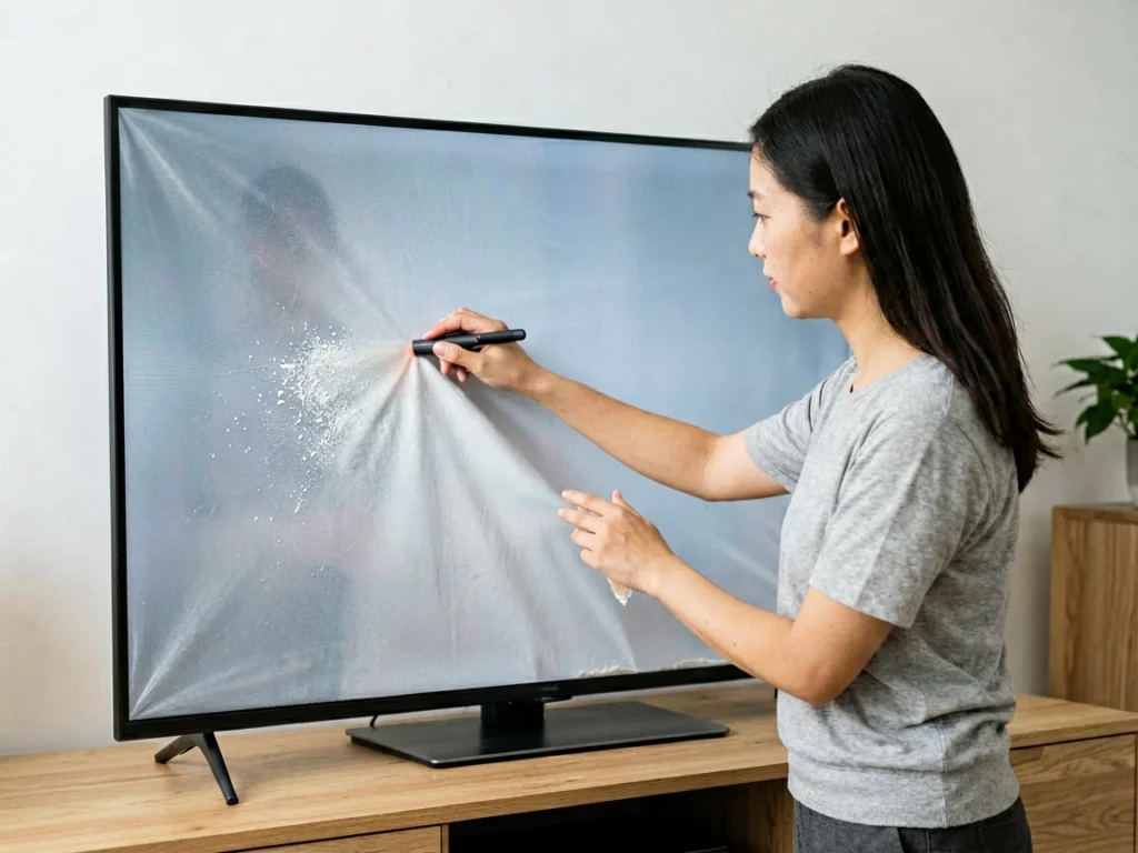 Identificando o tipo de tela da sua TV e por que isso importa - como limpar tela de TV sem manchar
