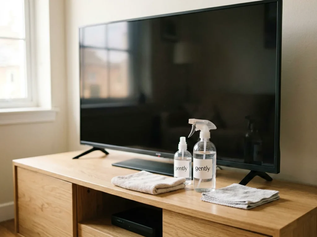 Materiais e soluções seguros: o que usar e o que evitar - como limpar tela de TV sem manchar